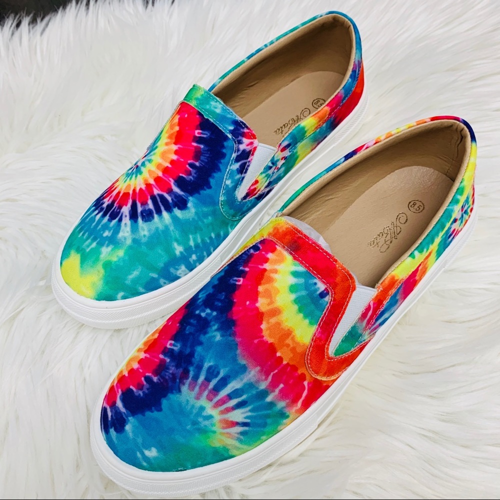 Rainbow tie dye sneaker - Picture 5 of 10
